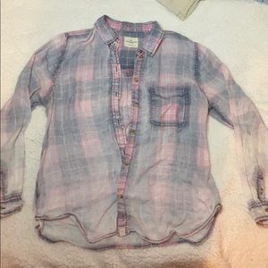 American eagle “boyfriend fit” flannel